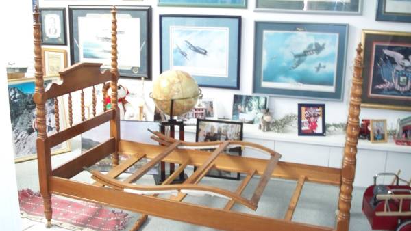 Vintage Arching Canopy Bed Frame 1