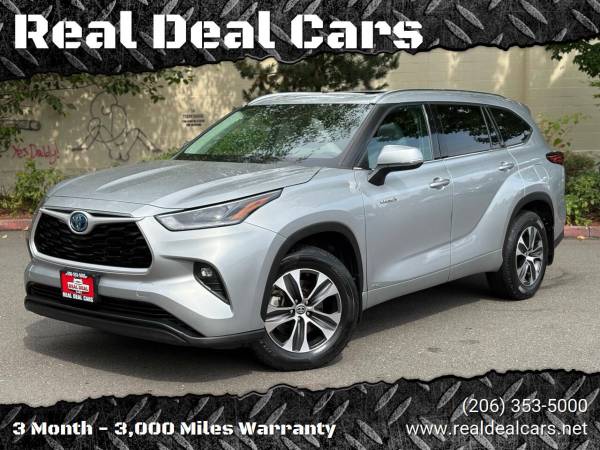 2021 Toyota Highlander Hybrid AWD All Wheel Drive Electric XLE  4dr SUV SUV 1