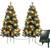 Solar Christmas Tree for Outside 3FT with 220 Tips, Prelit Solar Christmas Trees 1 thumbnail