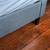 Queen bed frame + mattress + mattress topper 2 thumbnail