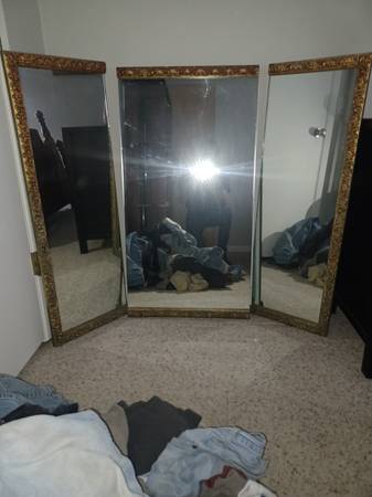 1000.00 Mid-Century 3- panel medicine cabinet 1