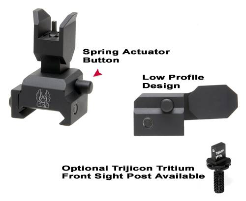 GG&G Spring Actuated Flip-Up Front Sight 1