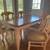 Solid wood Canadel dining room table 2 thumbnail