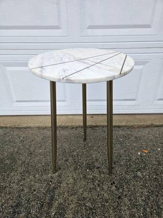 Marble top side table 1