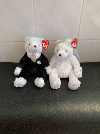 Beanie Babies Bride & Groom 1