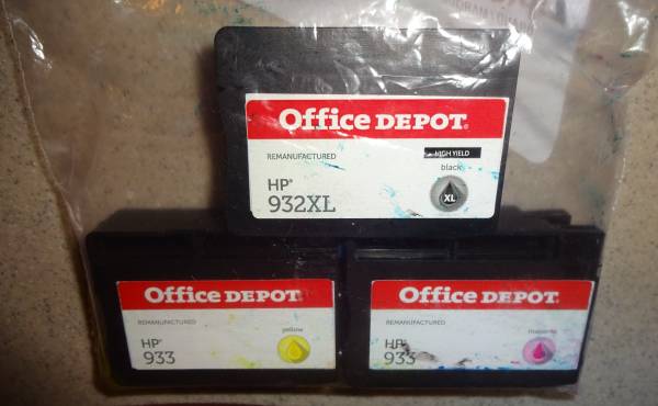 USED HP 6600 PRINTER INK > ALL CARTRIDGES 1