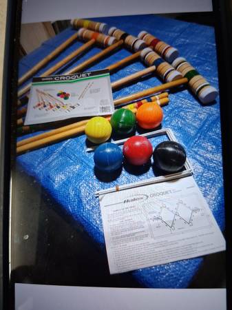 6 player Croquet set 1