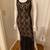 BLACK FRINGE & LACE DRESS Size XL 1 thumbnail