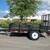 Heavy Duty High Sides 5’x9’ Utility Trailer with Drop Ramp Rear Gate 4 thumbnail