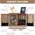 NEW Sunix Rustic Wooden Jewelry Organizer Wall Mounted Holder 4 thumbnail