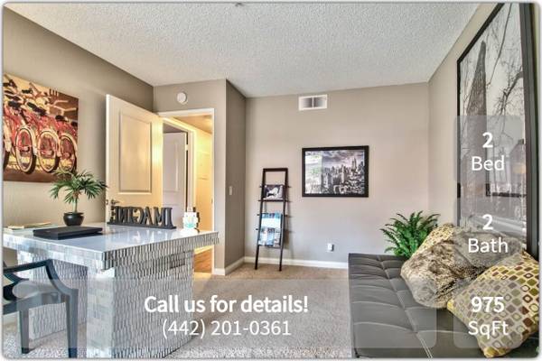 $2,386 / 2br - 975ft2 - Comunidad amigable con mascotas en Palm Springs. 2 habitaciones / 2 baños. ¡Llama para hacer una visita! (Palm Springs - Cerca de The Plaza At Sunrise)63668321246467121