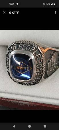 Steling Silver VINTAGE Heavy Mens Ring 1