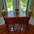Small solid wood kitchen table w 2 chairs plus 2 thumbnail