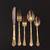 Gold Electroplate, Estia, Dorian, 44-Piece Service for 7, Vintage 2 thumbnail