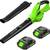 NEW Cordless Leaf Blower with 2 X 2.0 Ah Batteries (Seyvum) 3 thumbnail