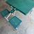 4-Seat Folding Compact Portable Camping Outdoor Green Picnic Table 3 thumbnail