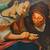 Original Antique After Bartolome Murillo "Little Fruitseller" Oil on C 4 thumbnail