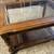 Wood Side End Table 27”D x 20”W & Cane Rattan shelf 6 thumbnail