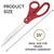 25 Inch Grand Opening Scissors Red – 25 Inch Red Scissors Giant Shears 3 thumbnail