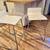 mid-century modern:  low back counter height stools   .  set of 2 4 thumbnail