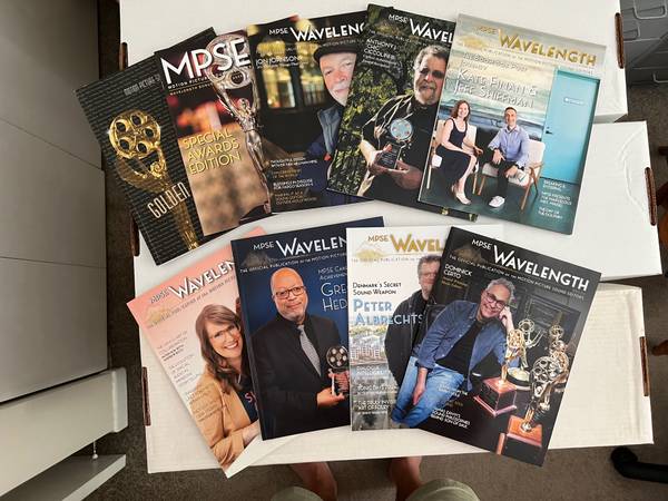 9 MPSE (Motion Picture Sound Editors) Wavelength Magazines 1