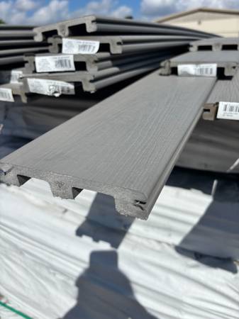 1x6 Gray Composite Decking 1