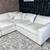 Free Delivery Macys white 4pc U shape sectional sofa couch 6 thumbnail