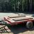 Large metal flatbed trailer 1 thumbnail