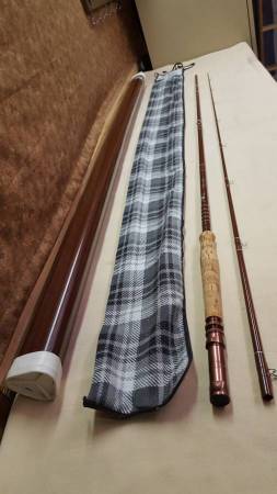 1971-73 Fenwick FF9010 nine foot 10 wt. flyrod+tube/sock. 1