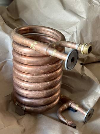 Copper Wort Counterflow Chiller 1
