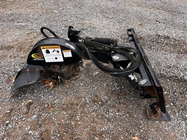 skid loader mount stump grinder 1