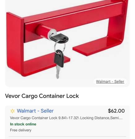 Container lock (vevor) (Compton)63865302350721124