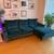 Modern Velvet Sectional Sofa – Deep Teal (Great Condition) 1 thumbnail