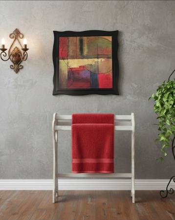 Hearts Vintage Large Towel Rack 1