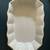 Scalloped white ceramic rectangular baking casserole dish 2 thumbnail