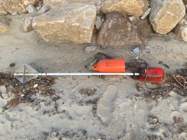 Radar reflector for lobster pot or crab pot 1