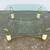Mid-Century Modern Italian Solid Brass Faux Elephant Tusk Coffee Table 1 thumbnail