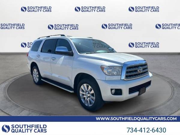 2015 Toyota Sequoia Platinum SUV Blizzard Pearl - $17,794 (LLAME AL 313-263-7351 PARA VER DISPONIBILIDAD)634702374275871222