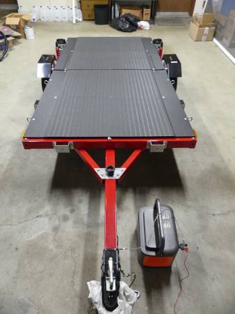 New Custom Folding Utility Trailer (8X4 foot deck) 1