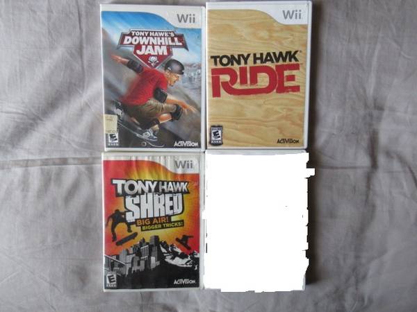 Nintendo wii Tony Hawk games 1