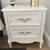 Vintage Chic White Wood Dresser and 2 Nightstands Bedroom Set 6 thumbnail
