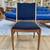 Reupholstered Vintage Mid Century DScan Teak Wood Black Fabric Chair 4 thumbnail