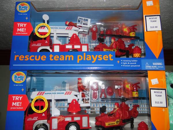 Emergency Rescue Vehicles: Lights & Sound $12.50-New in Box-Half Price 1