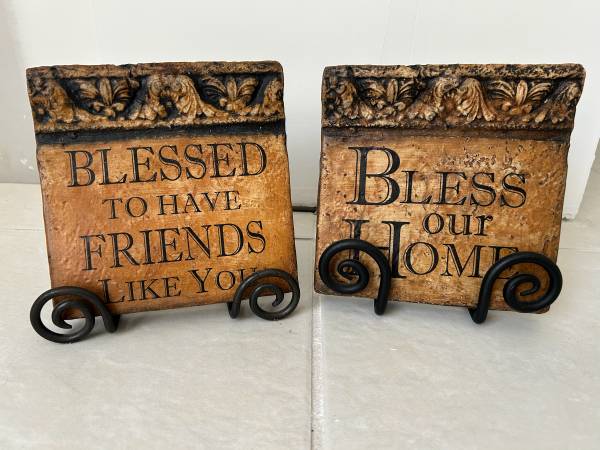 Blessed Home Decor Tiles Plaques 1