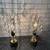 Waterfall Crystal Hollywood Regency Table Lamps Pair 2 thumbnail