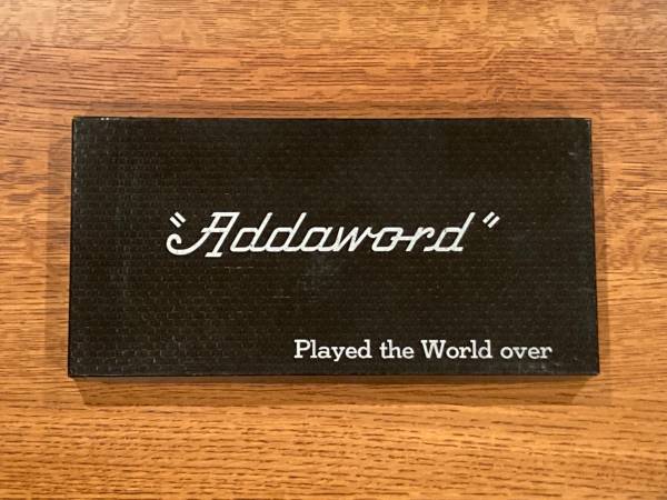 Vintage 1950s "Addaword" Game (similar to Scrabble) Seattle, Wash. USA 1