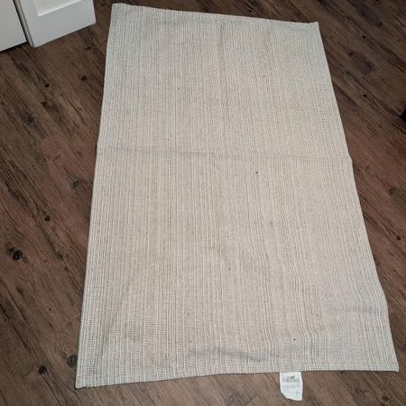 NEW Two Rugs flatwoven natural/black, 3 ' 11 "x5 ' 11 " 1
