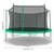 Outdoor Trampoline with Safety Enclosure Net, 15FT 7 thumbnail