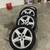 17” Audi set 4 wheels 5 spoke in decent condition. Have some minor curb scuffs 1 thumbnail
