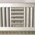 Silver - Wall - Ceiling Ventilation Grille -- Adjustable Blades -- Volum 3 thumbnail